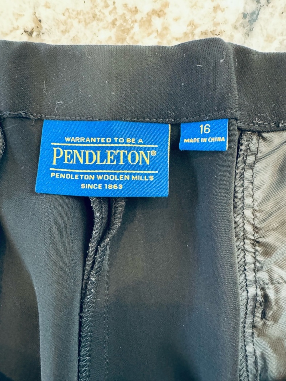 Pendleton Black Dress Pants Women’s Size 16 Tailored Career Classic - Picture 4 of 9